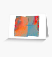 Back to Front and Inside Out Greeting Card
