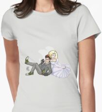 Christmas Past and Present Women's Fitted T-Shirt