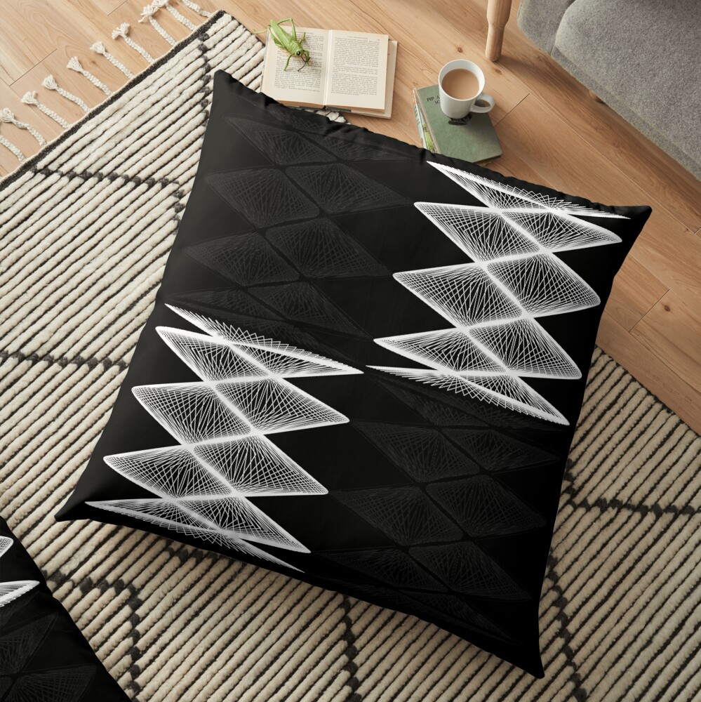 Lissajous XXI Floor Pillow