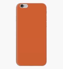 Burnt Orange iPhone Case