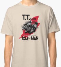 Isle Of Man TT Races Mororcycle Motorbike Designs by MotorManiac Classic T-Shirt
