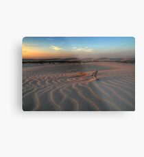 Sunset at Birubi Beach Sand Dunes 3 Metal Print