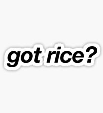 Pegatina Got Rice Art Foodie Food Lover