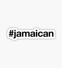 Hashtag Jamaican Art Jamaica Jamaica Rasta Sticker