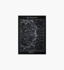 STAR CONSTELLATIONS: Vintage 1900 Galaxy Karte Galeriedruck