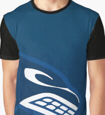 Vancouver White and Blue Inspired Art Graphic T-Shirt