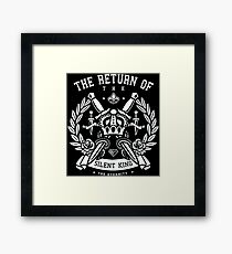 KING CROWN Framed Print