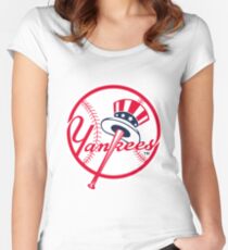 New York Yankees Vintage Women's Fitted Scoop T-Shirt