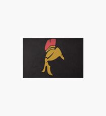 Ottawa Red and Gold Inspired Art Art Board