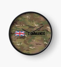 British Flag: Commando Clock