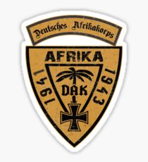 DAK - Deutsches AfrikaKorps - Africa 1941-43 Sticker