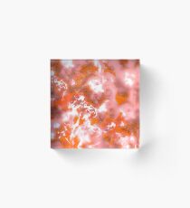 Pila Fashion Design - Hibiscus Impressionist Series Acrylic Block