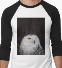 Simple Owl in Space 1 Men's Baseball ¾ T-Shirt