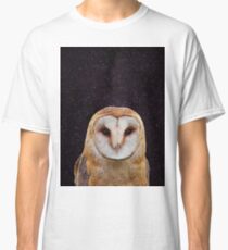 Simple Owl in Space 3 Classic T-Shirt