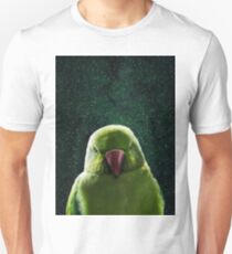 Simple Parrot in Space 1 Unisex T-Shirt