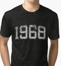 1968 Tshirt Vintage 50Th B-Day Gift Birthday T-Shirts Tri-blend T-Shirt