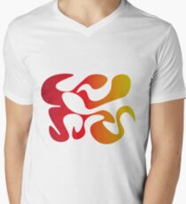 Flame - Flame Men's V-Neck T-Shirt