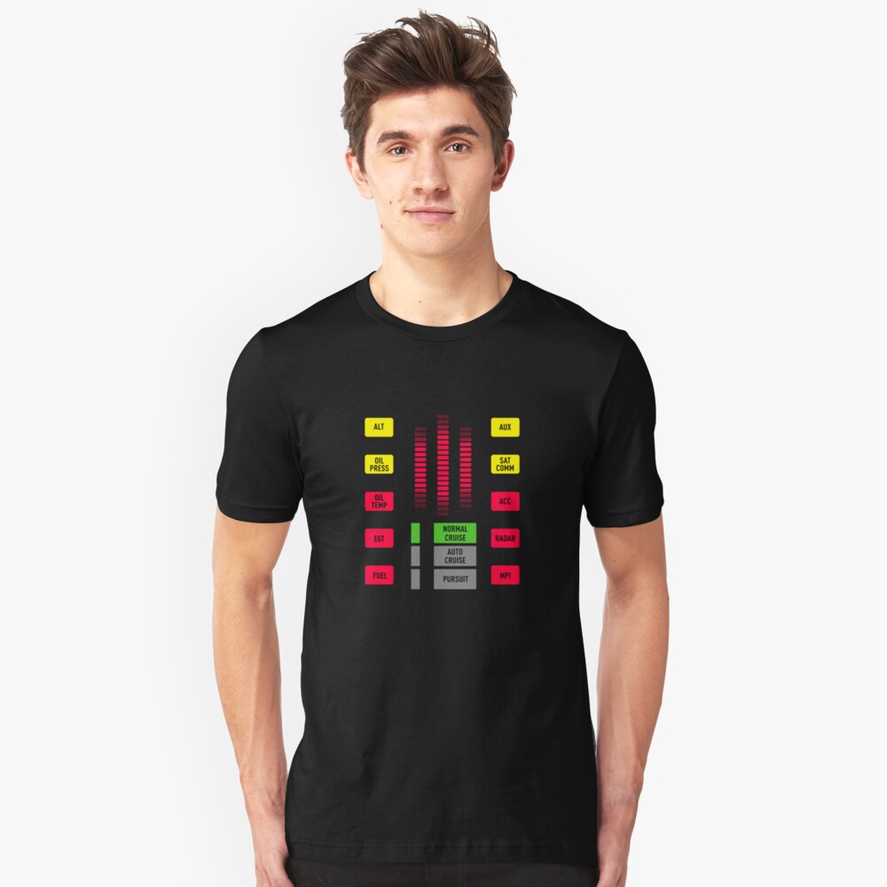 Season 4 Knight Rider K.I.T.T. dash Slim Fit T-Shirt