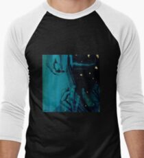 Blue Musician - Guitar Men's Baseball ¾ T-Shirt