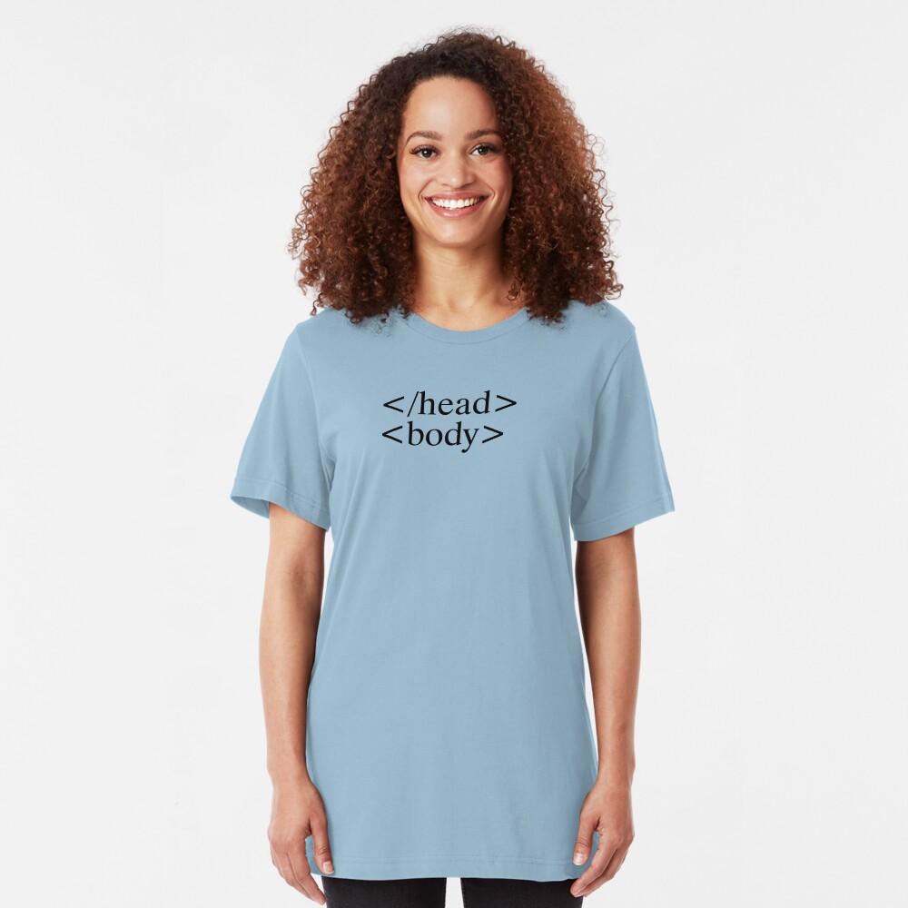 HTML Body Slim Fit T-Shirt
