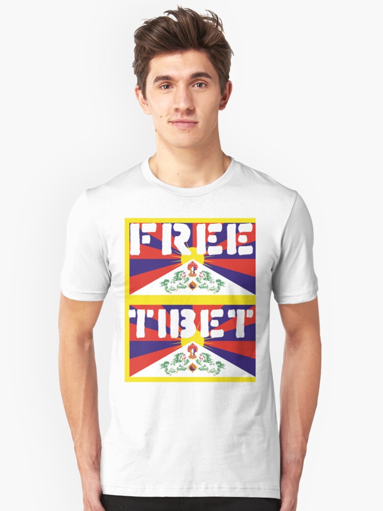 Alternate view of Free Tibet Slim Fit T-Shirt