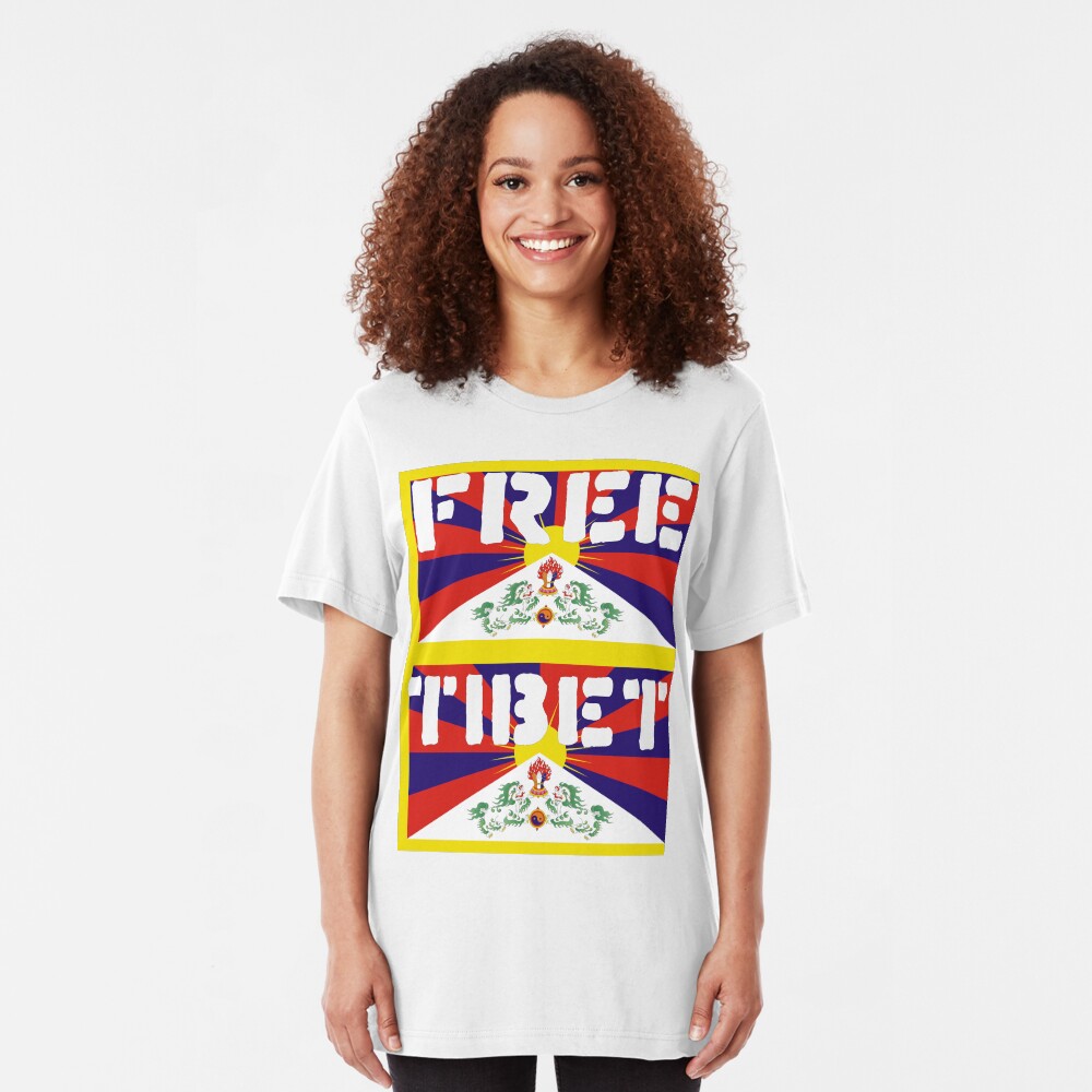 Free Tibet Slim Fit T-Shirt