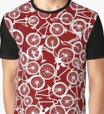 Pile of White Bicycles Graphic T-Shirt