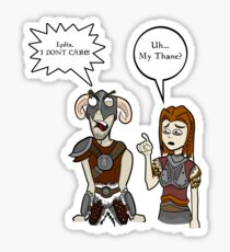 I DONT CARE! Sticker