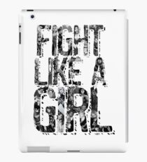 Fight Like A Girl (DC Version) iPad Case/Skin