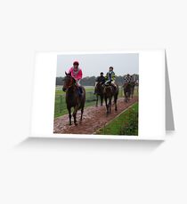 After the race Greeting Card