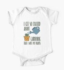 I Get So Excited About Gardening - Funny Gardening Gift One Piece - Short Sleeve