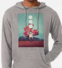 An der Schwelle der Zeit stehen Leichter Hoodie