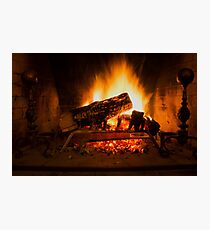 Fireplace Photographic Print