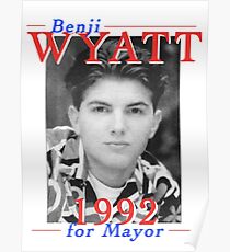 Benji Wyatt for Mayor 1992 Poster