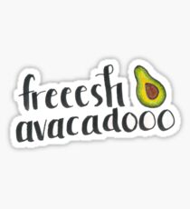 fresh avacado Sticker