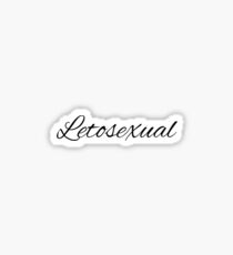 Letosexual Sticker