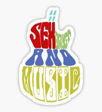 Sex, Drugs And Music Sticker