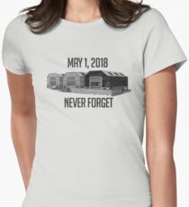 Never Forget Dusty Women's Fitted T-Shirt