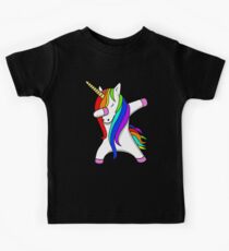 Camiseta para niños Divertido Dabbing Unicorn Dance Unicorns Dab
