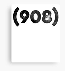 Jersey Area Code ! Jersey Pride 908 Metal Print