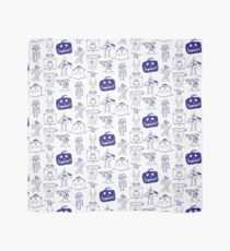 Community Halloween repeat pattern. Scarf