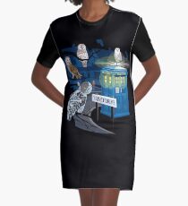 Hedwig Says Who! Graphic T-Shirt Dress