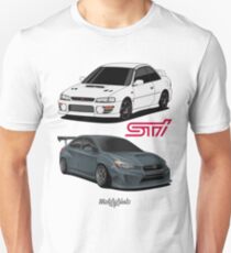 STi (white & green) Unisex T-Shirt