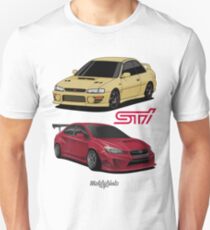 STi (gold & red) Unisex T-Shirt