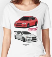 STi (red & white) Women's Relaxed Fit T-Shirt