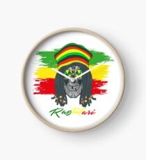 Rastafari-Schädel Uhr
