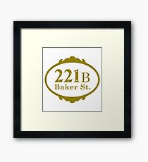 221B Baker Street Framed Print