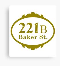 221B Baker Street Canvas Print