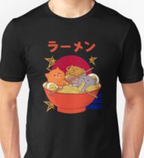 Kawaii Ramen three cat Unisex T-Shirt