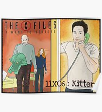 X files 11X06 Kitten by Mimie Poster